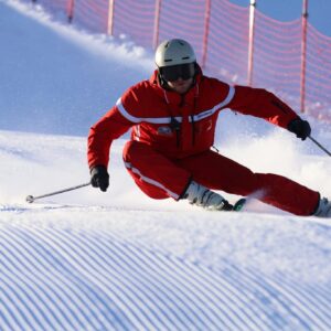 Teens on Skis